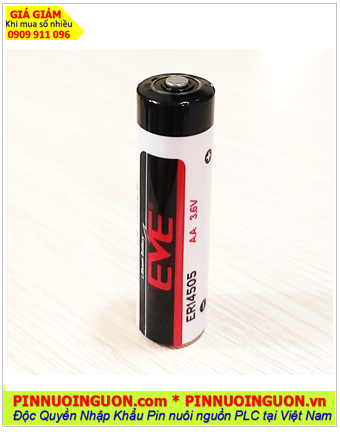 Pin ER14505H _Pin EVE ER14505H; Pin nuôi nguồn EVE ER14505H lithium 3.6v AA 2600mAh chính hãng